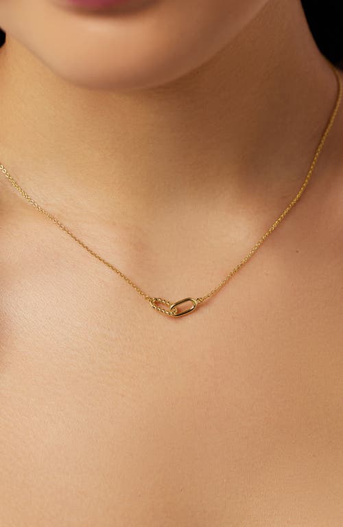 Ana Luisa Juniper Oval Link Necklace