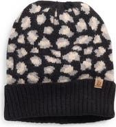 AREA STARS Leopard Knit Beanie