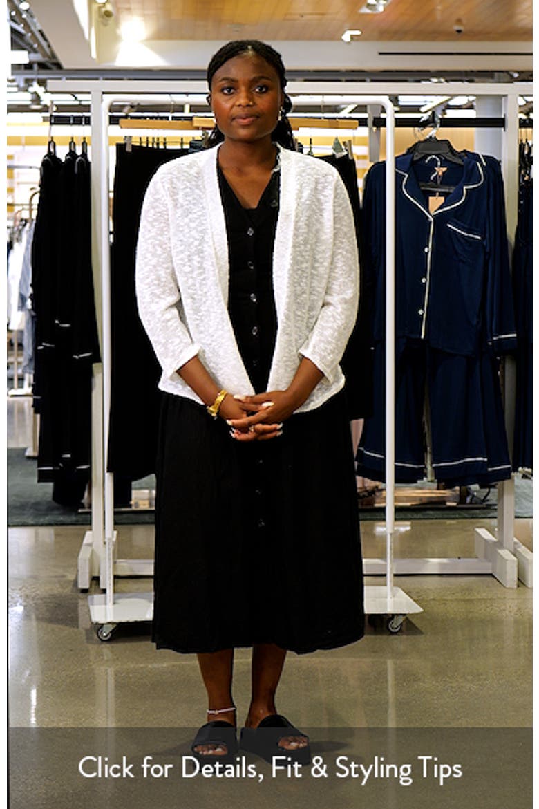Open Front Slub Cardigan video