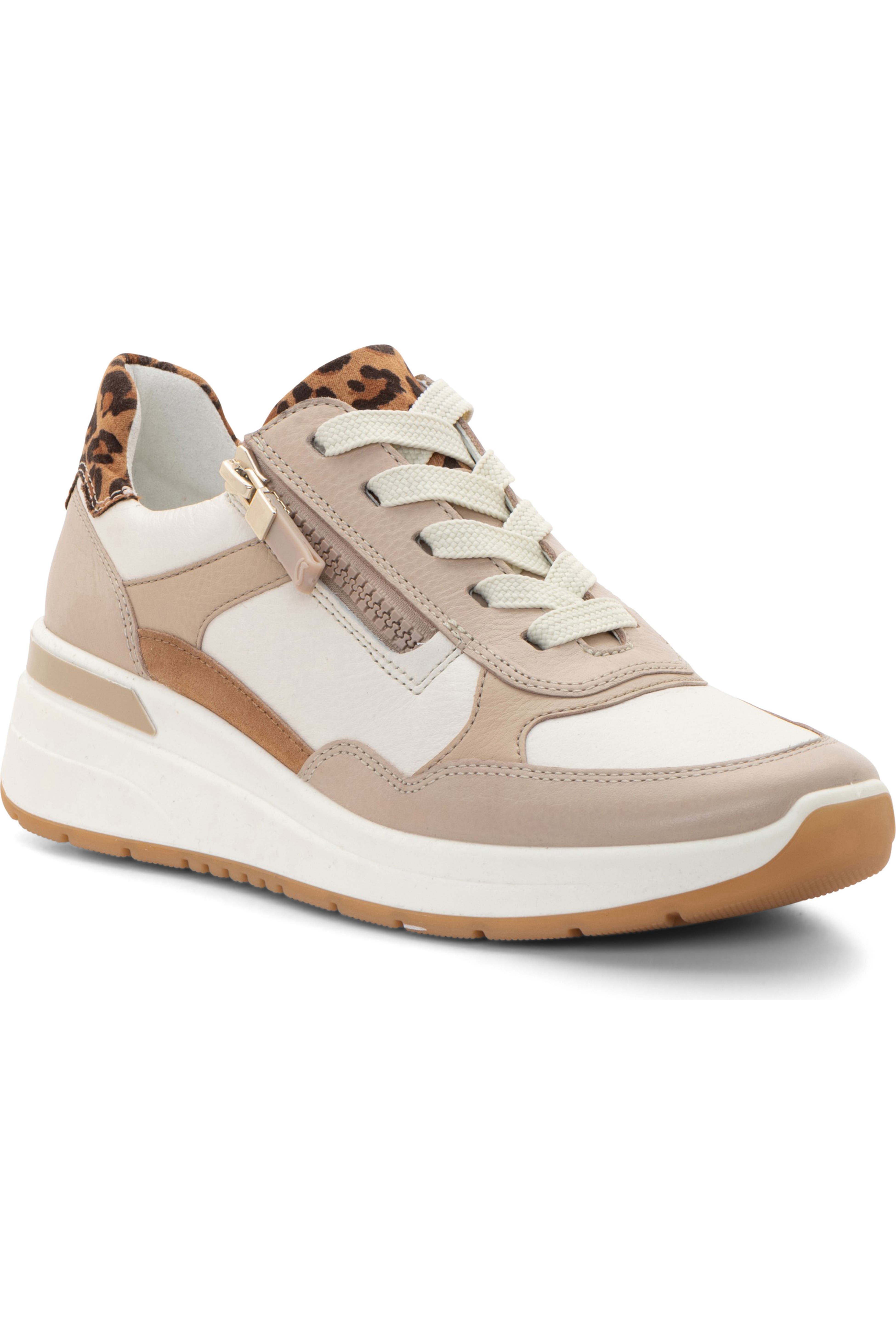 ara Nevada 3 wedge sneaker with size zip