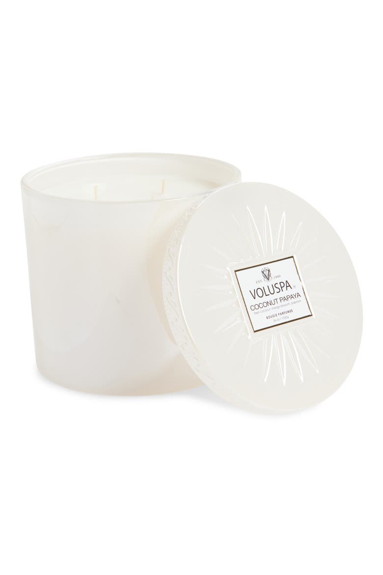 Coconut Papaya Three-Wick Grande Maison Candle, Main, color, COCONUT PAPAYA
