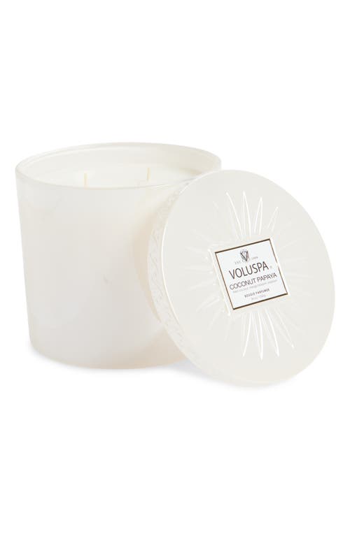 Voluspa Coconut Papaya Three-wick Grande Maison Candle