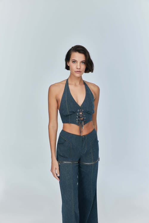 Jendue Us Monte 2-in-1 Denim Jeans & Shorts In Blue