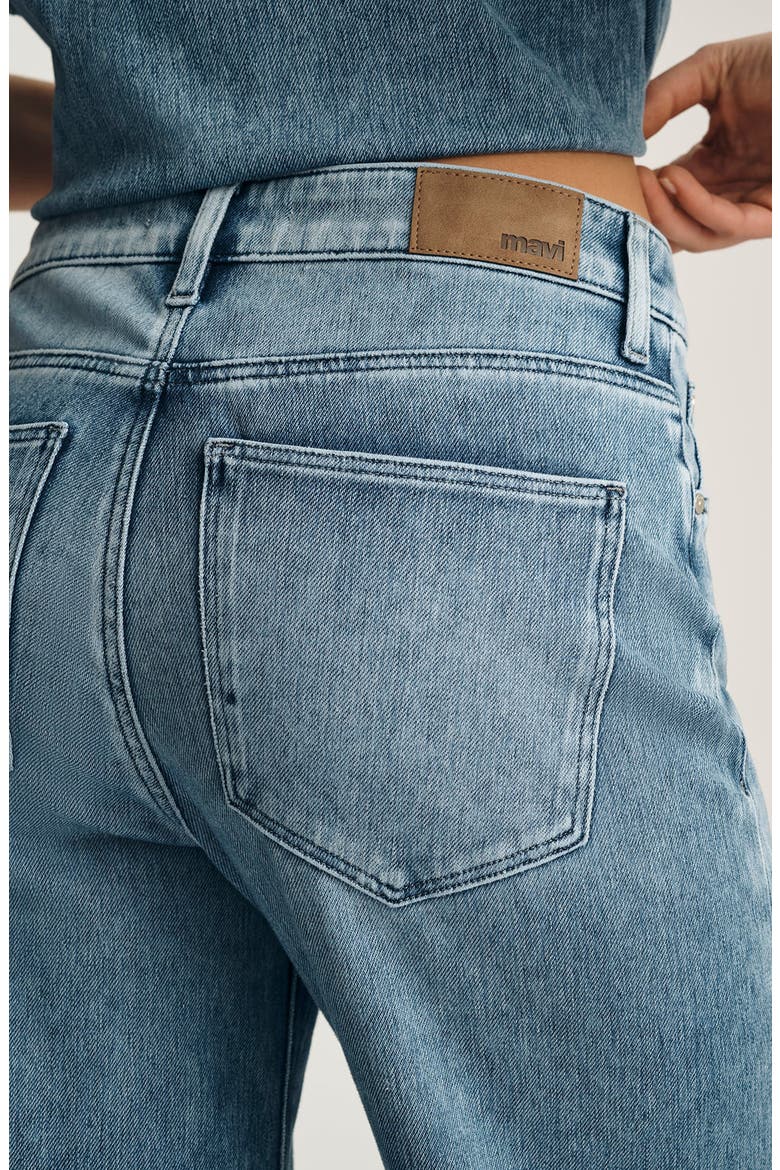 Paloma Wide Leg Ankle Jeans, Alternate, color, MID MOVE