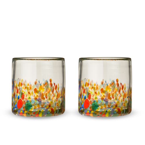 Twine Segunda Vida Artistico Recycled Tumblers Set Of 2 In Multicolor