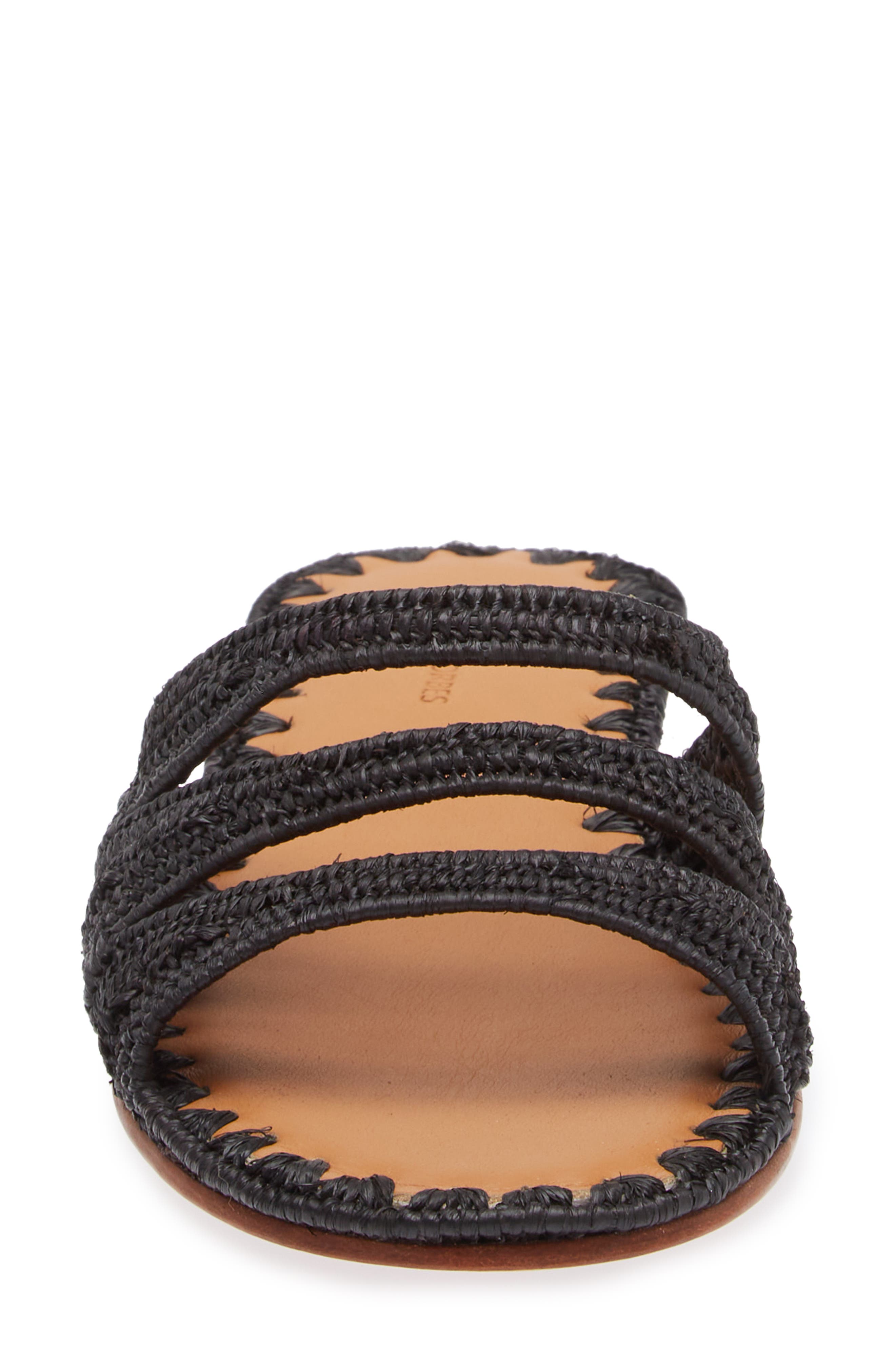 Carrie Forbes Symm Slide Sandal, Alternate, color, Black