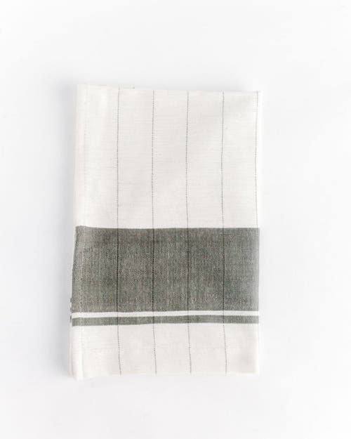 Creative Women Chelsea Cotton Tea Towel - Set of 2 in Gray 