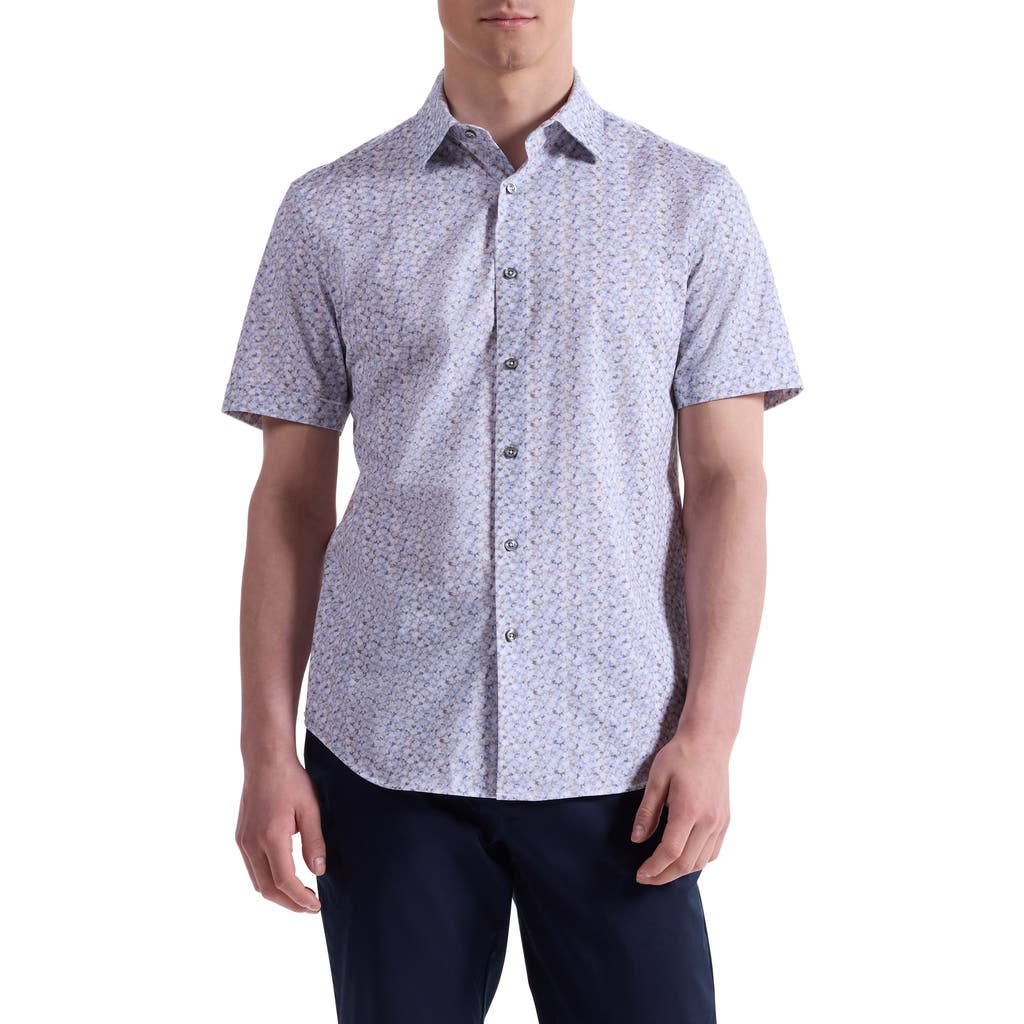 Bugatchi Miles Ooohcotton® Short Sleeve Button-up Shirt