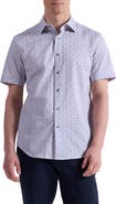 Bugatchi Miles OoohCotton® Short Sleeve Button-Up Shirt