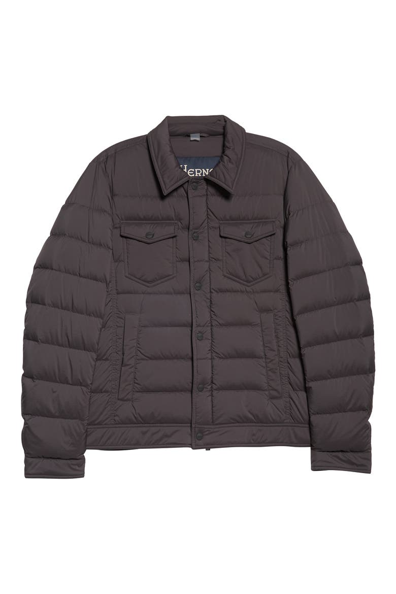 Men's Legend La Denim Quilted Down Jacket, Alternate, color, GREY