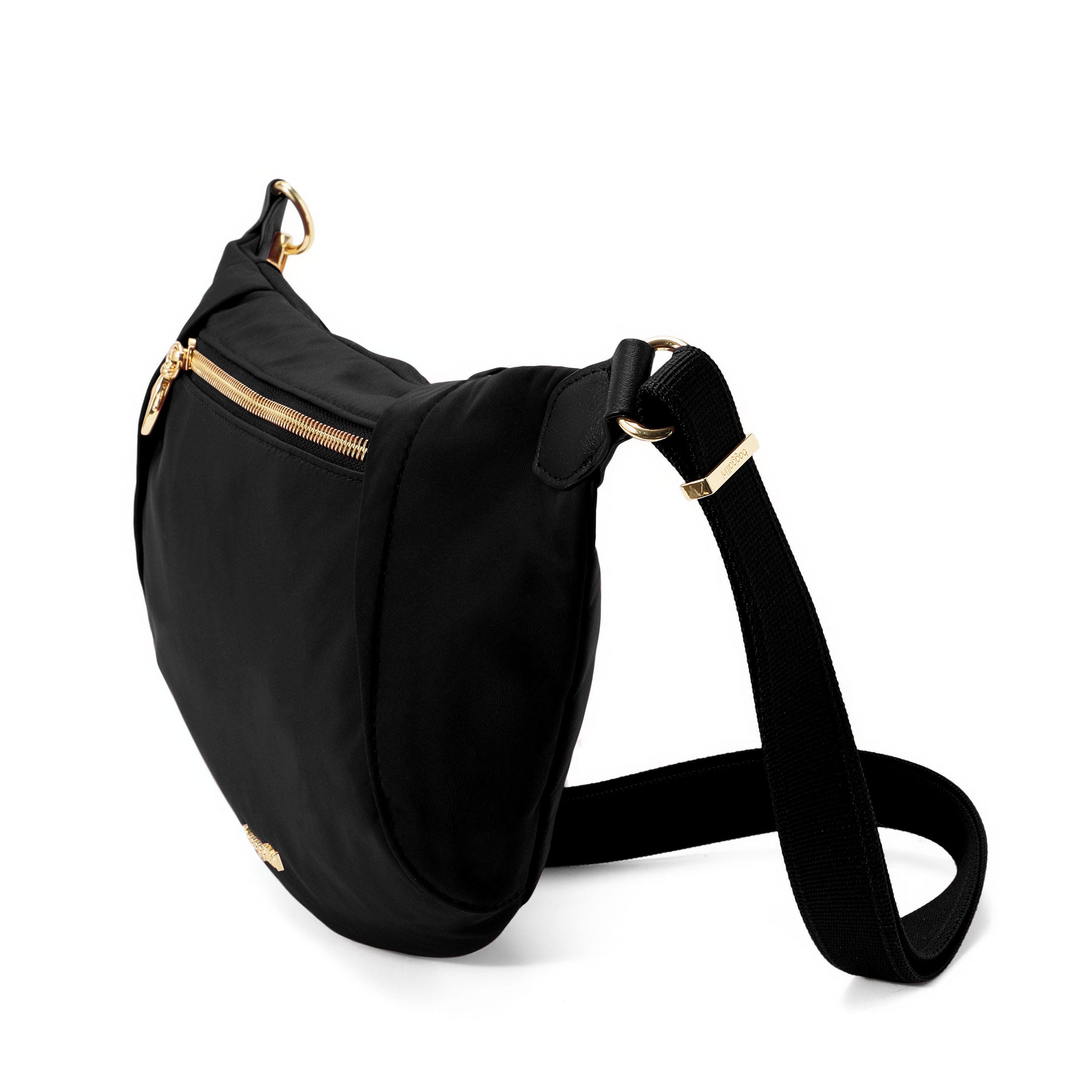 Securtex Jet Set Anti-theft Crescent Sling, Alternate, color, Black