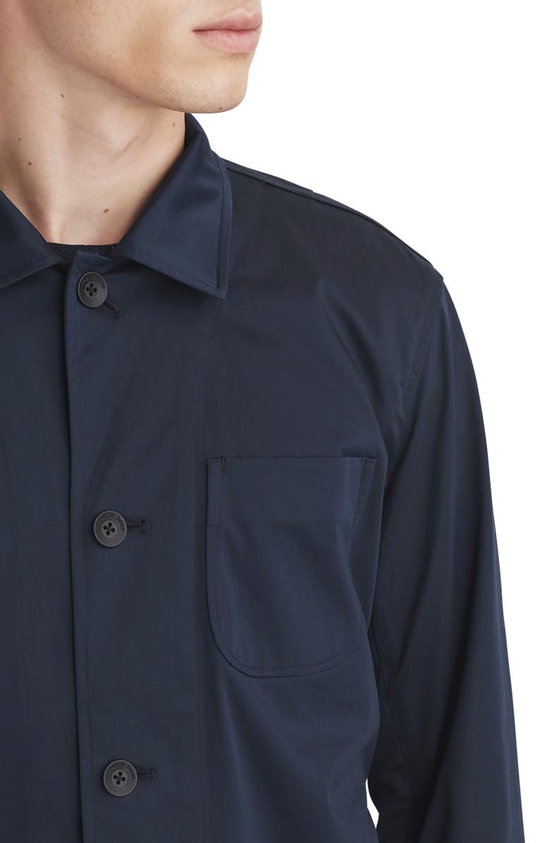 rag & bone Shift Straight Leg Sateen Pants, Alternate, color, Navy