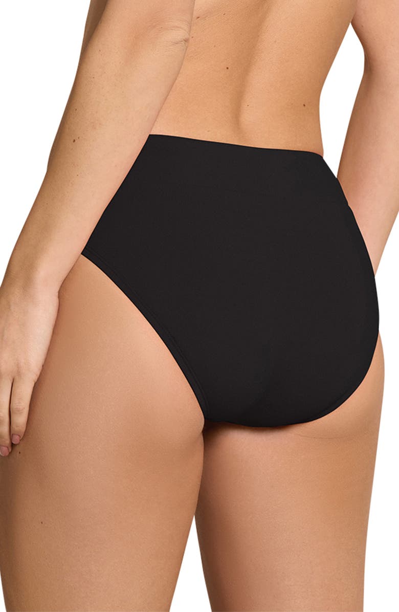 JANTZEN Solid Agnes Banded Hipster Bikini Bottoms, Alternate, color,