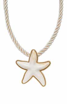 EYE CANDY LOS ANGELES Take Me to the Sea Starfish Pendant Cord Necklace