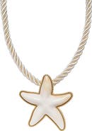 EYE CANDY LOS ANGELES Take Me to the Sea Starfish Pendant Cord Necklace