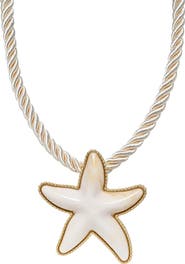 EYE CANDY LOS ANGELES Take Me to the Sea Starfish Pendant Cord Necklace