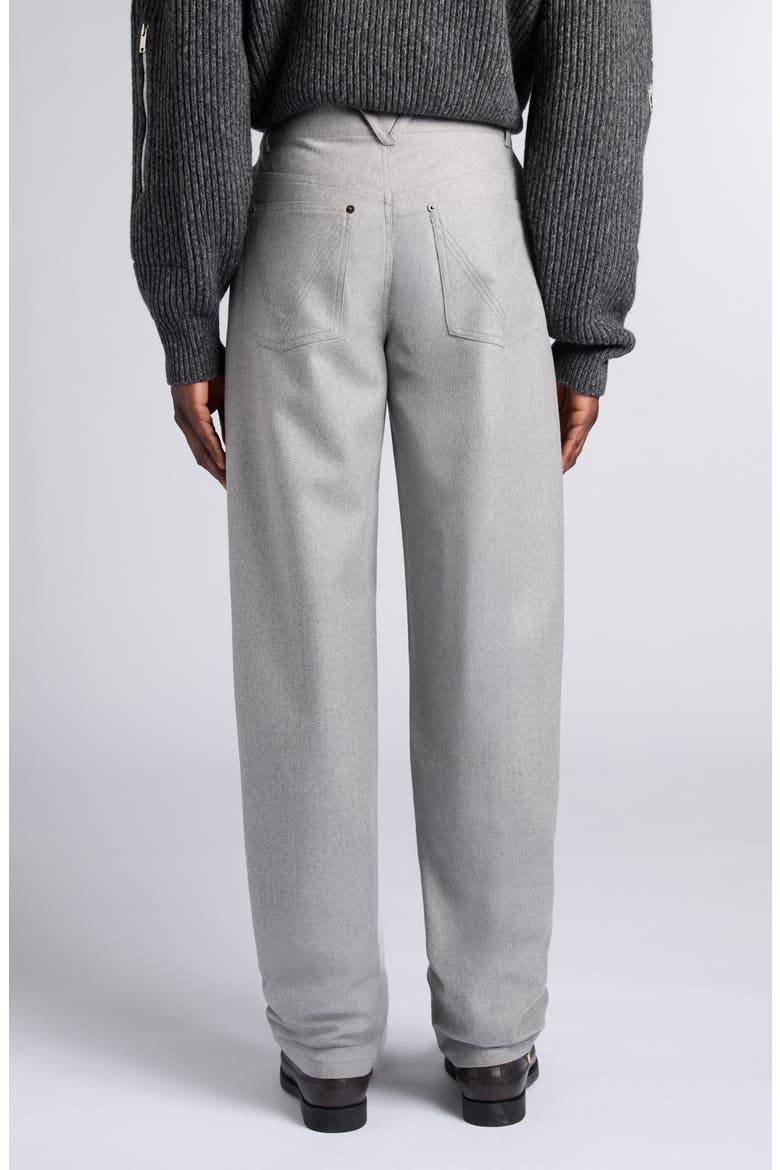 Compact Wool Flannel Trousers, Alternate, color, 1160 STERLING MELANGE