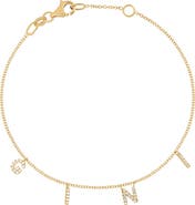 Bony Levy Icon Personalized Diamond Charm Bracelet