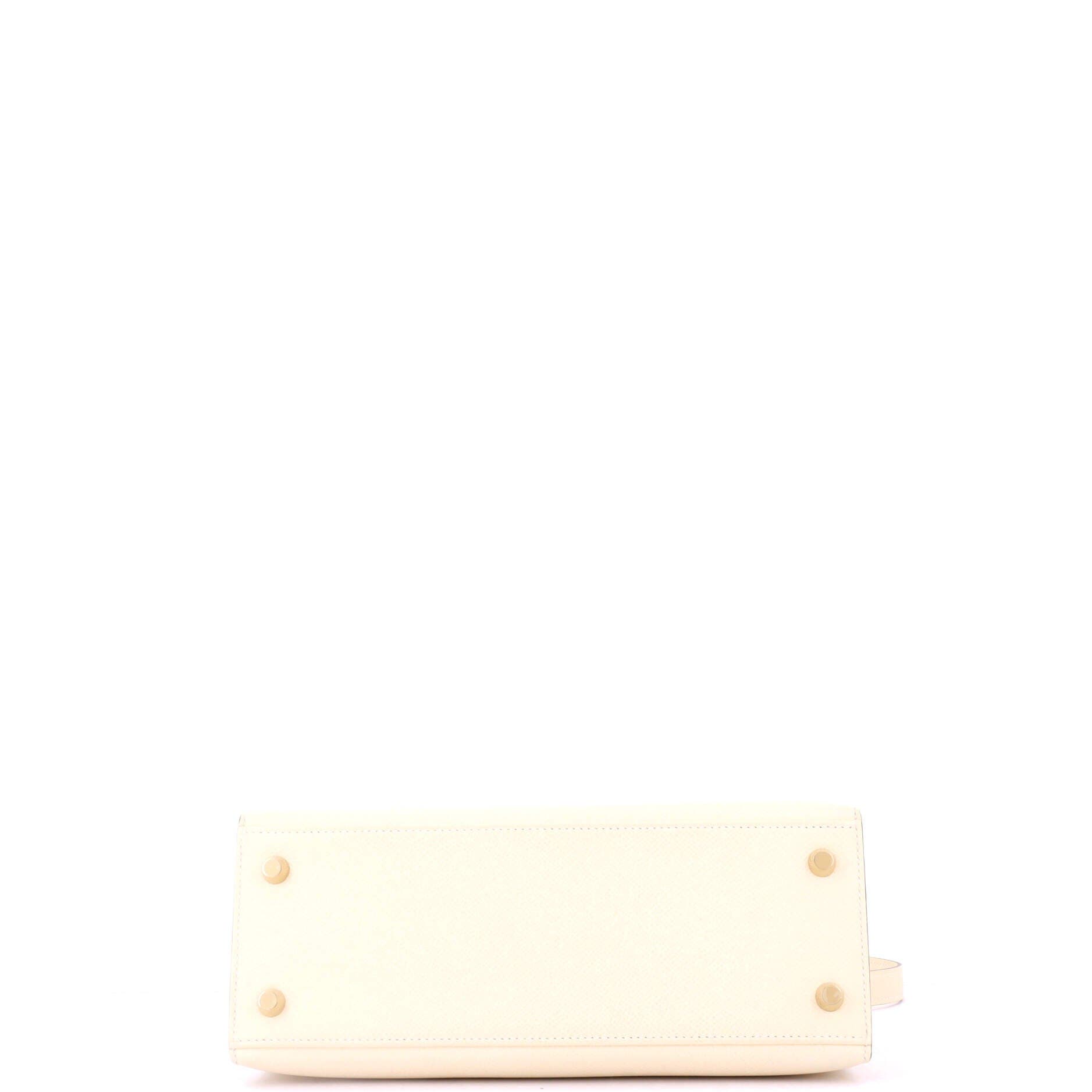Pre-Owned Hermes Kelly Handbag Light Epsom with Gold Hardware 25, Alternate, color, Nata
