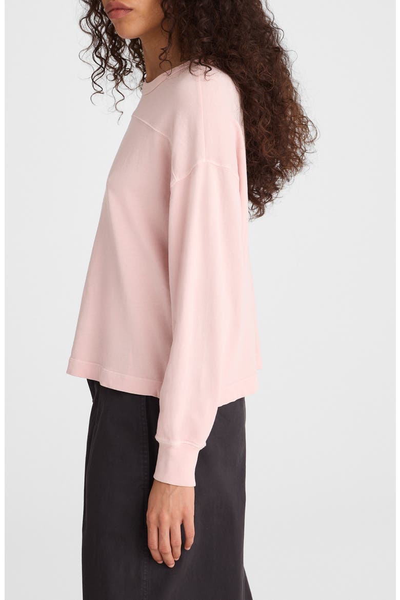 The Relaxed Crewneck Sweatshirt, Alternate, color, SUBTLE BLOSSOM