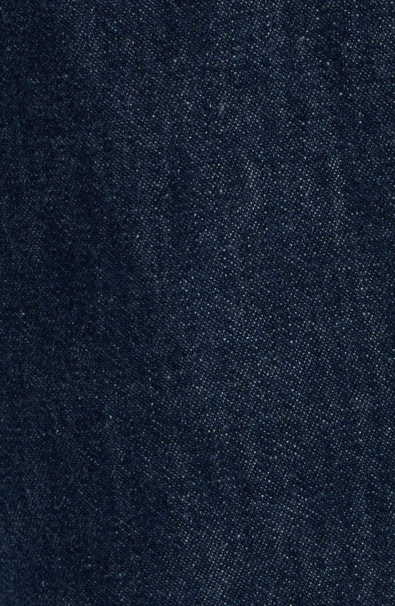 Tecovas Short Sleeve Denim Snap-Up Shirt, Alternate, color, Dark Wash