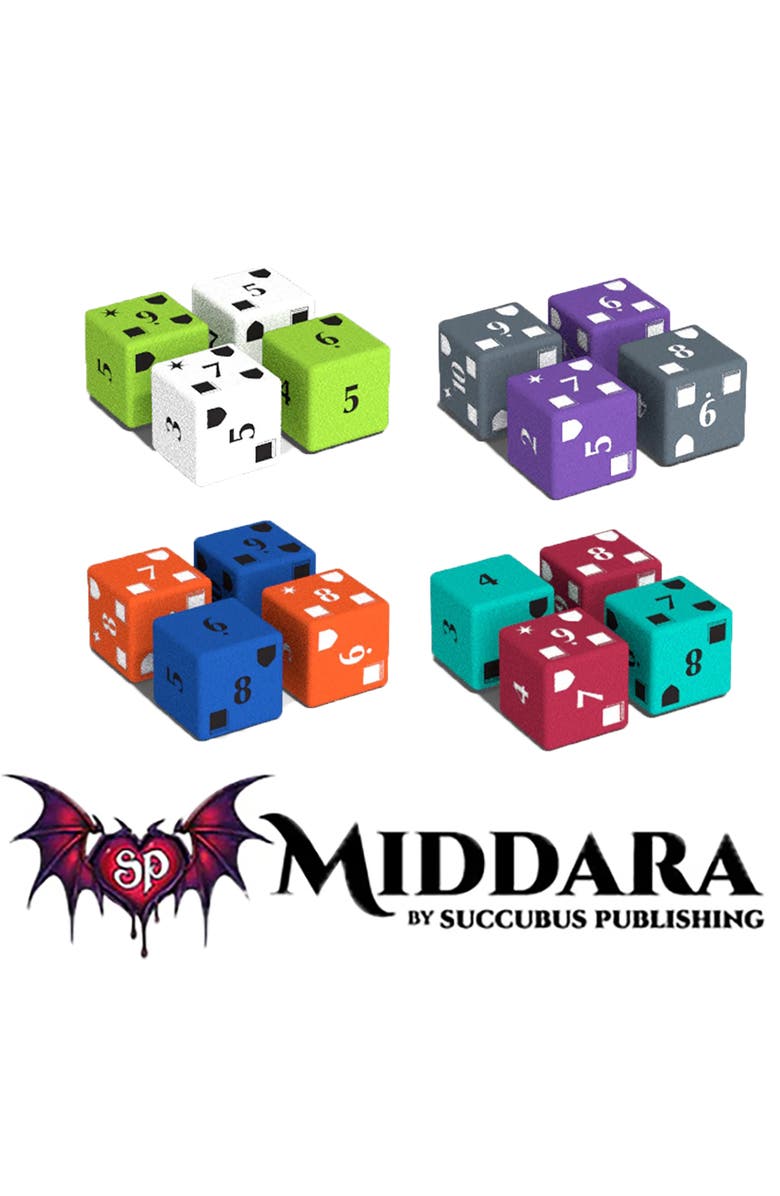 Middara Act 1 Extra Dice Pack 17Pc, Alternate, color, Multicolored