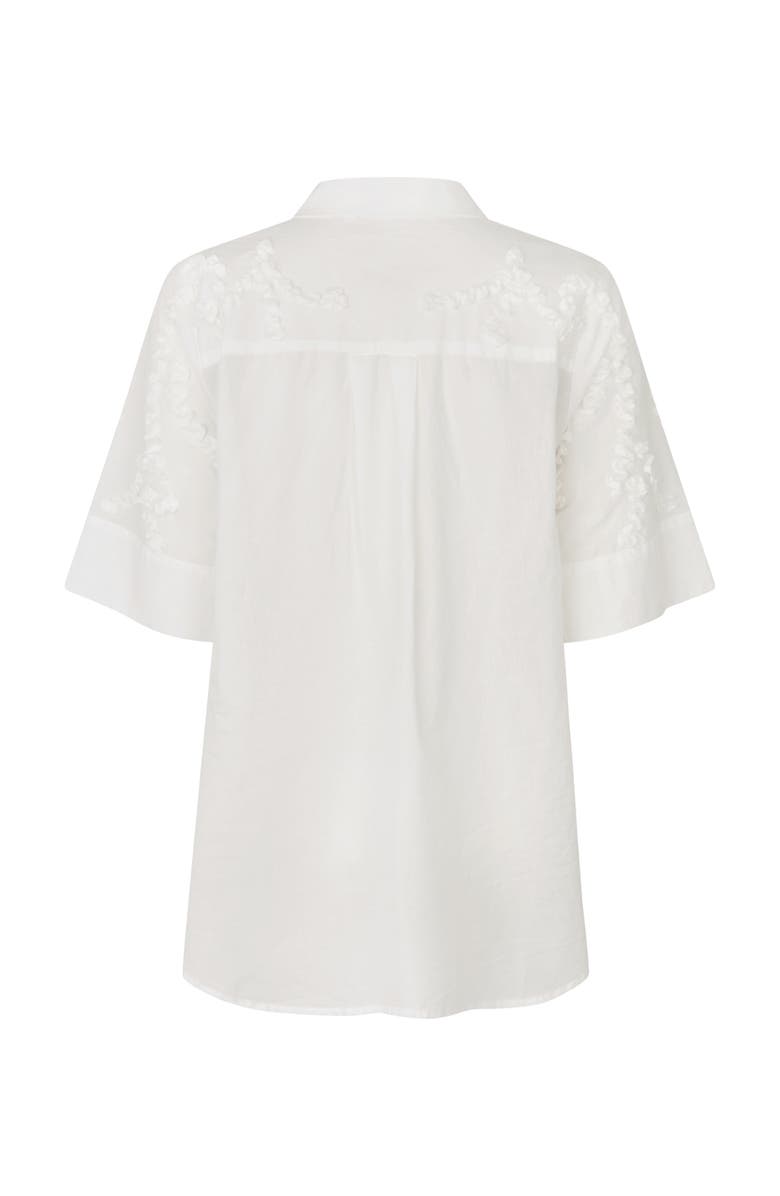 Masai Copenhagen MaGinovelle Embroidered Shirt, Alternate, color, White