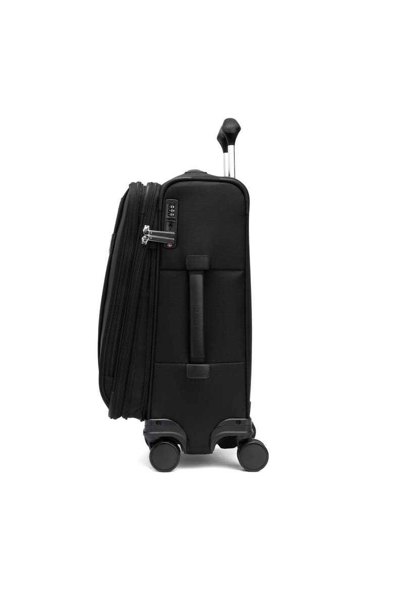 Versapack + Softside 21" Carry On & 25"Medium Checked Spinner Luggage Set, Alternate, color, Black