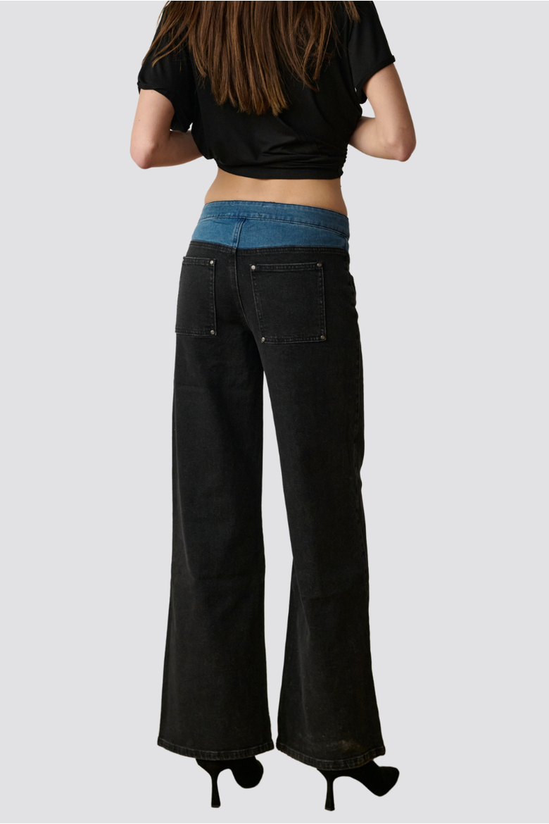 Ava Contrast Jean, Alternate, color, Doyers St.