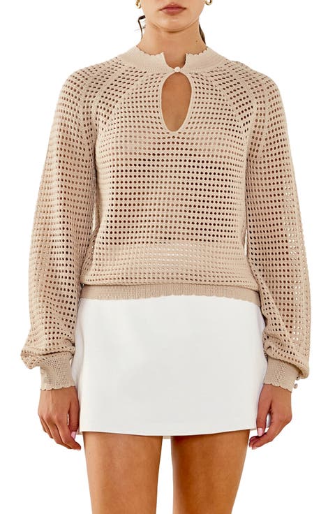 Open Knit Sweater