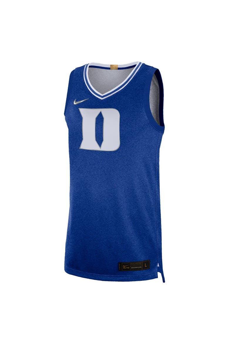 Men's Nike #1 Royal Duke Blue Devils 100th Anniversary Rivalry Limited Basketball Jersey, Alternate, color, Royal