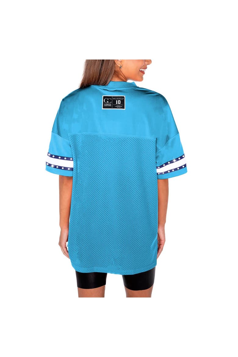 Women's Gameday Couture Light Blue North Carolina Tar Heels Until Kickoff Rhinestone Fashion T-Shirt, Alternate, color, Light Blue