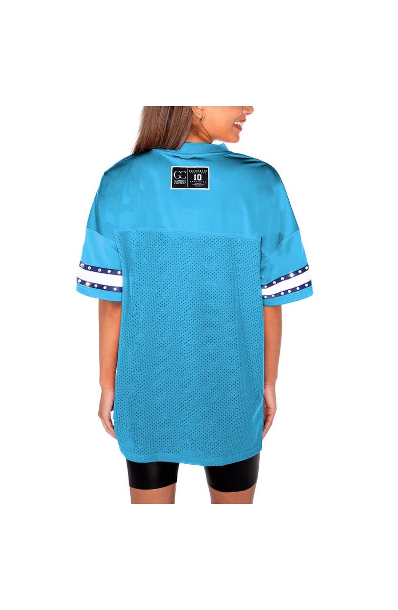 GAMEDAY COUTURE Women's Gameday Couture Light Blue North Carolina Tar Heels Until Kickoff Rhinestone Fashion T-Shirt, Alternate, color, Light Blue