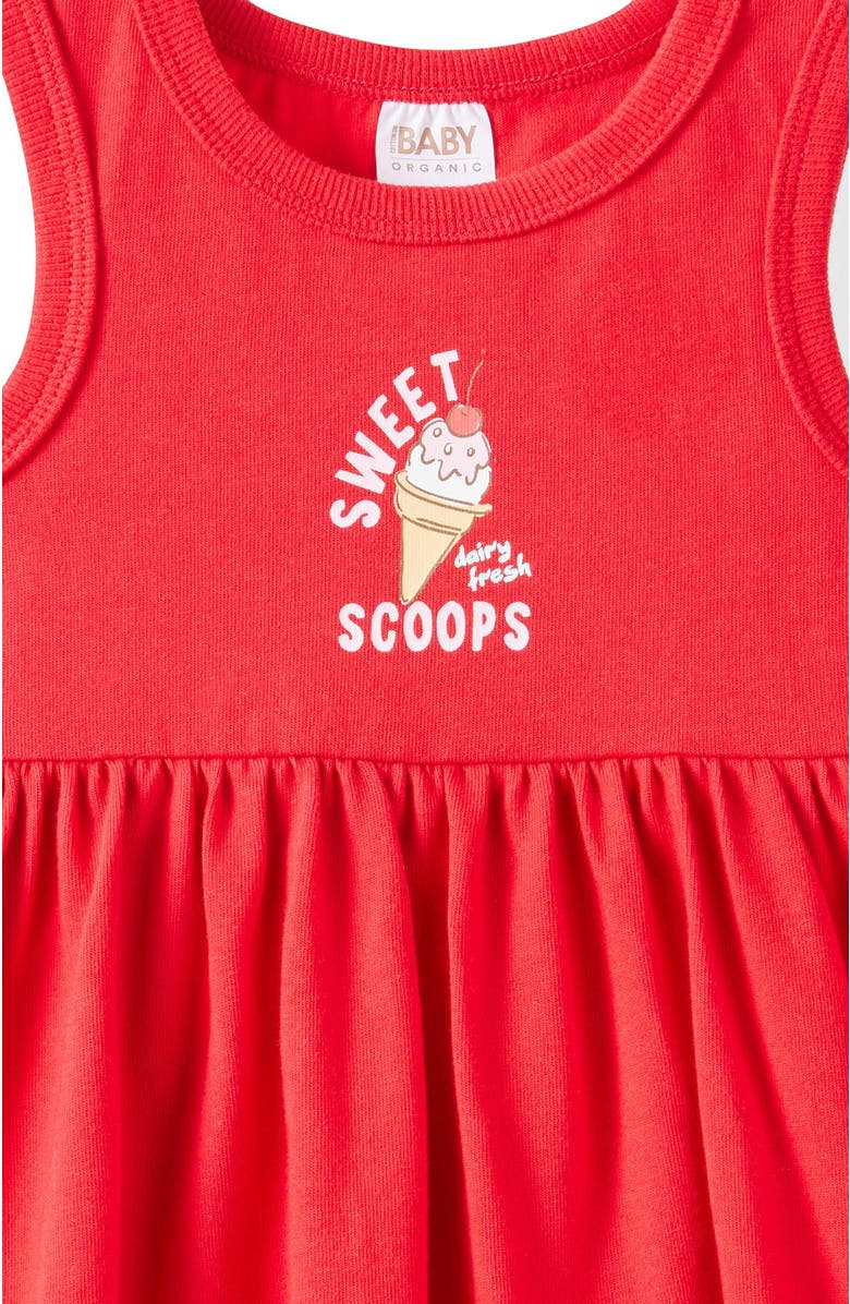 Cotton On Kids Lola Tank Dress, Alternate, color, Varisty Red Sweet Scoops