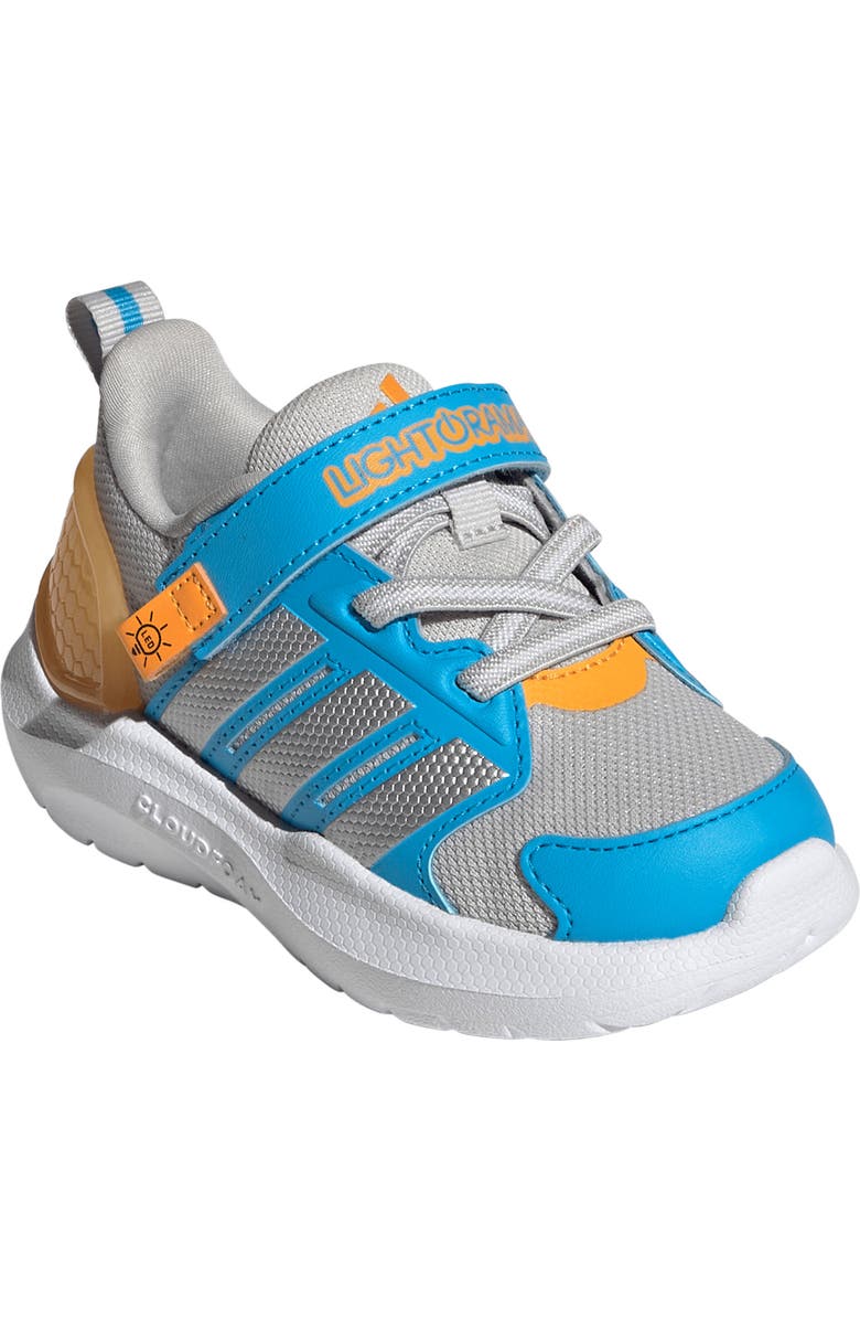 adidas Kids' Lightorama Sneaker, Main, color, Grey / Matte Silver/ Aqua