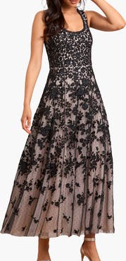 Needle & Thread Rosa Scoop Neck Ankle Gown