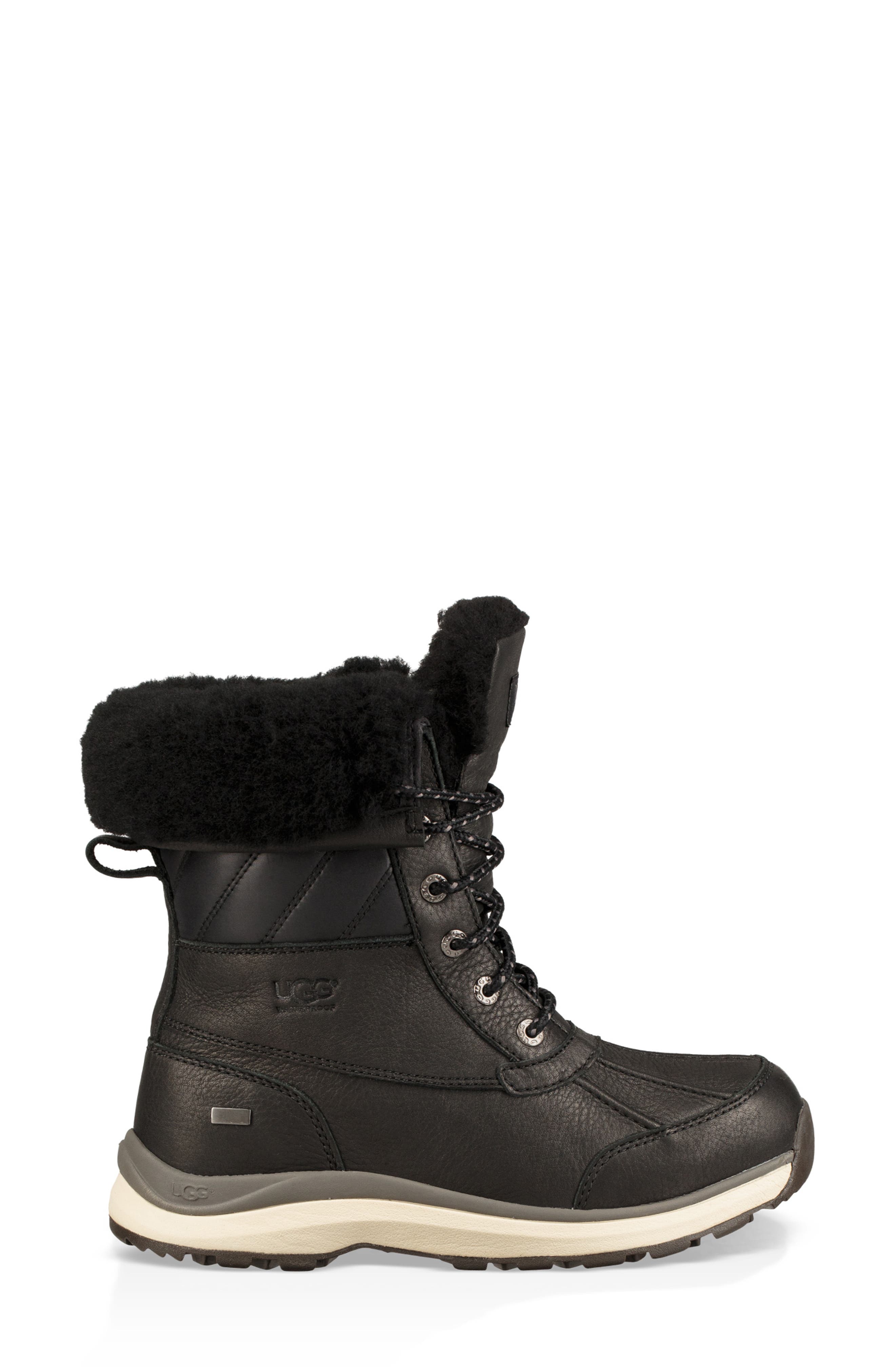 Adirondack III Waterproof Insulated Winter Bootie, Alternate, color, BLACK LEATHER