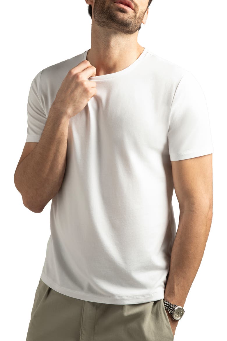 Topanga Performance T-Shirt, Main, color, WHITE