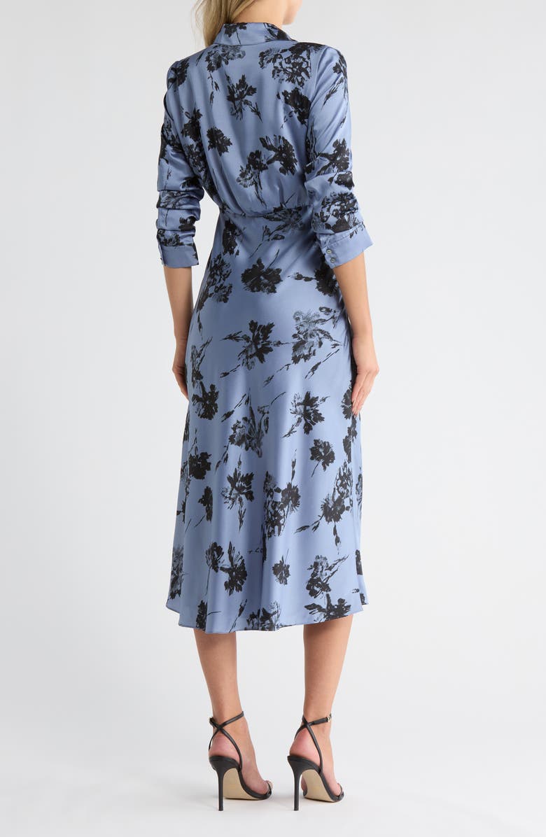 Cinq à Sept Jacey Cool Carnation Shirtdress, Alternate, color, Rustic Blue Multi