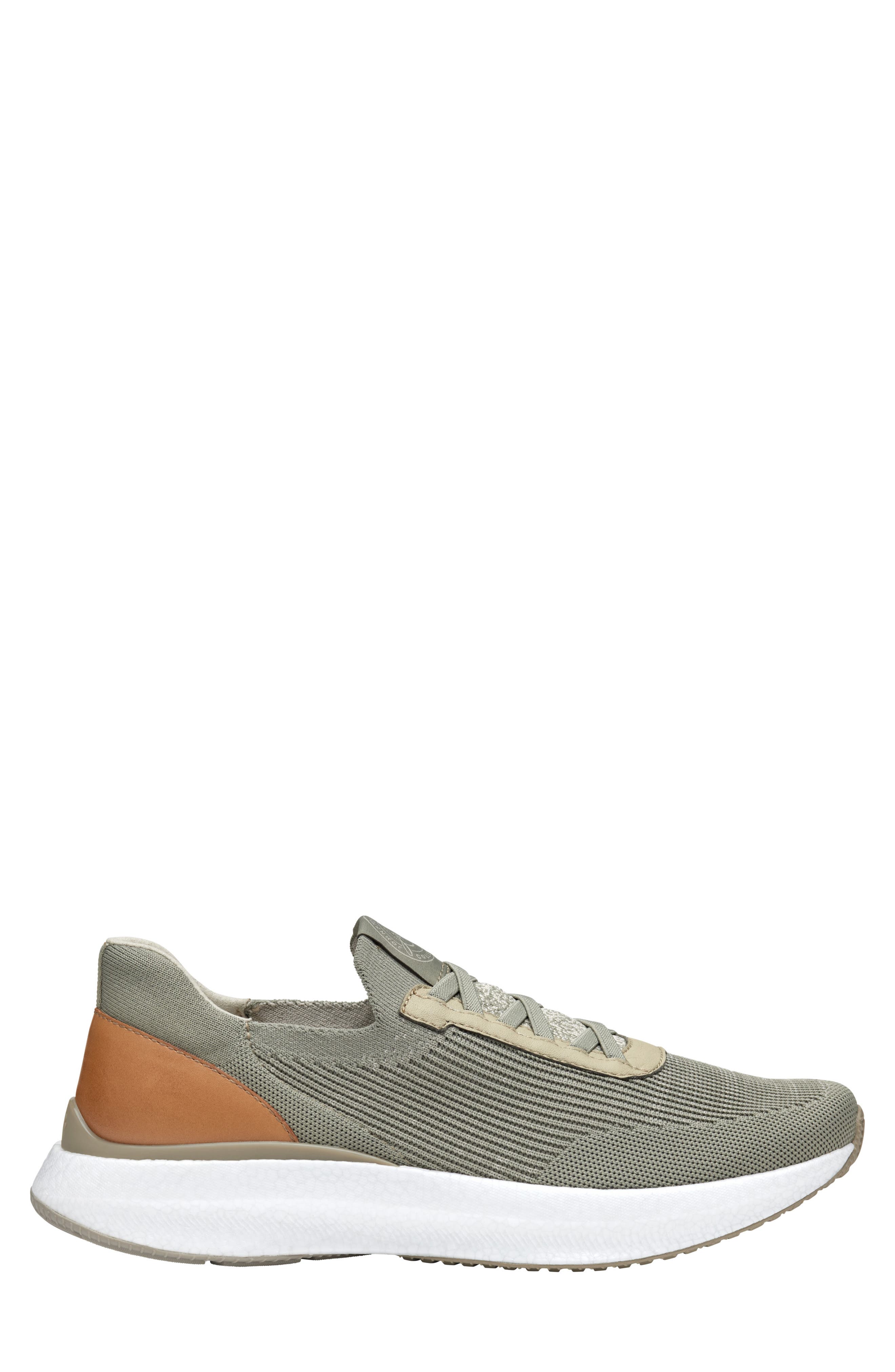 Johnston & Murphy Briley Knit Sneaker, Alternate, color, Taupe Knit