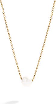 Mint & Lily Floating Pearl Necklace