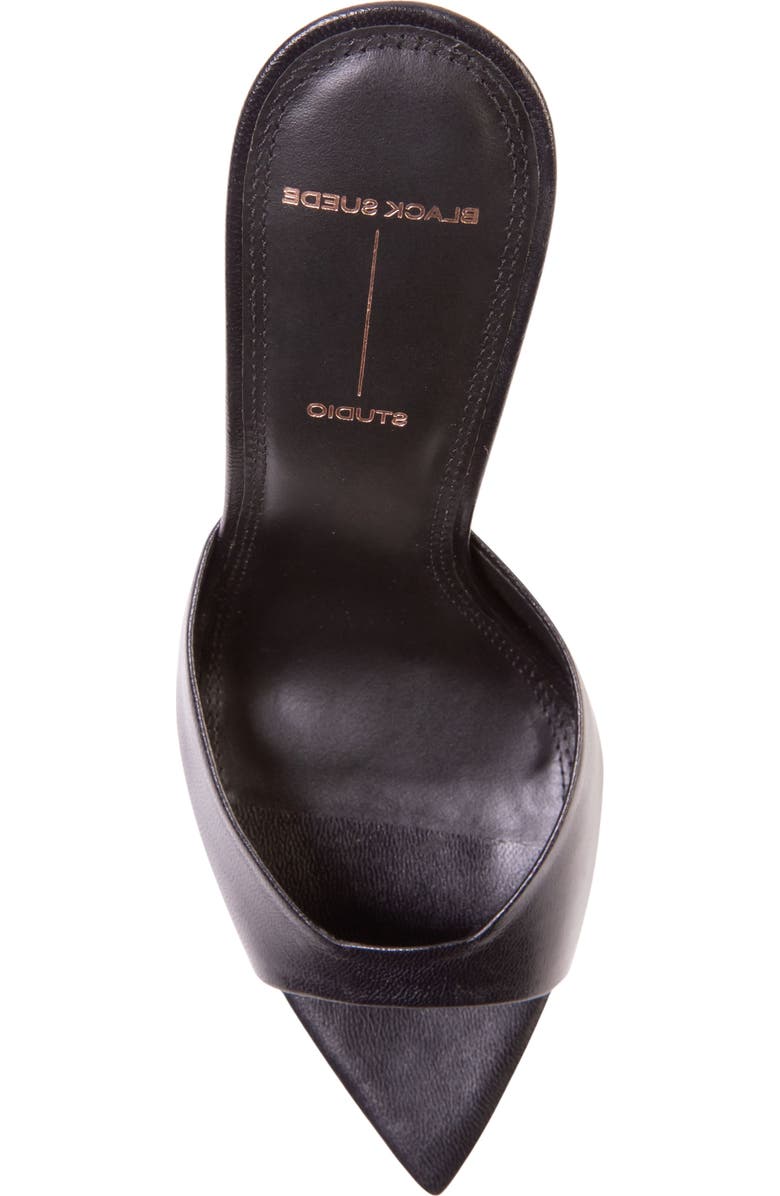 BLACK SUEDE STUDIO Brea Leather Mule, Alternate, color, Black Leather