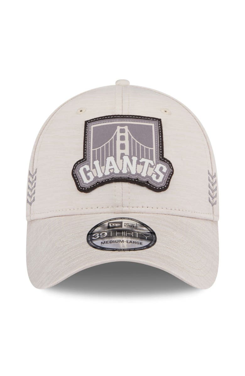 New Era Men's New Era  Cream San Francisco Giants 2024 Clubhouse 39THIRTY Flex Fit Hat, Alternate, color, Cream