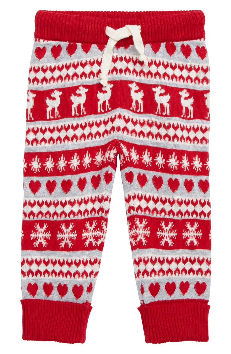 Hatley Fair Isle Sweater Leggings, Main, color, 