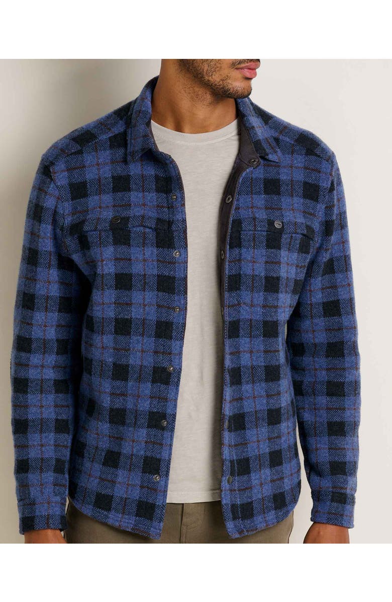 Toad & Co Kennicott Shirt Jacket Pattern, Alternate, color, Black Plaid