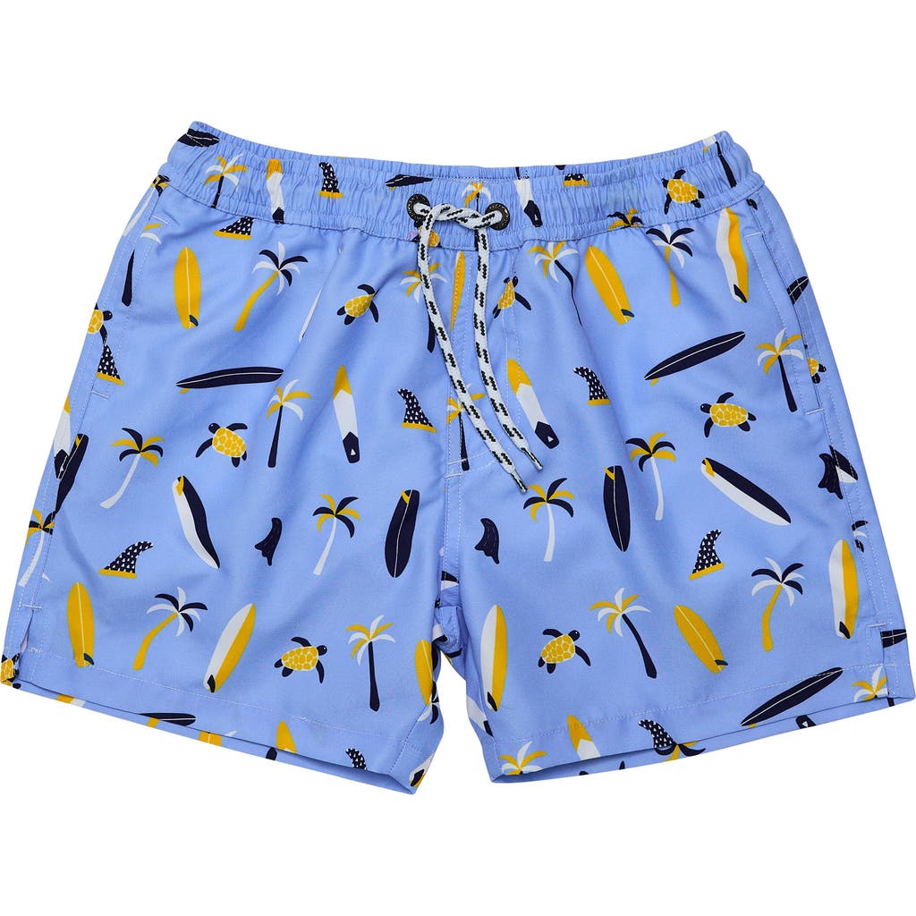Snapper Rock Unisex Turtle Break Swim Short In Blue