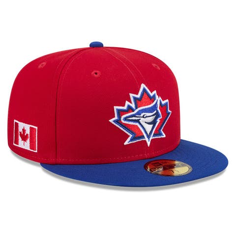 Men's New Era Red/Royal Toronto Blue Jays 2026 Canada Day 59FIFTY Fitted Hat