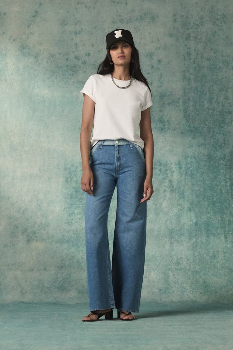 Rosie Trouser Wide Leg, Alternate, color, SKYLINE
