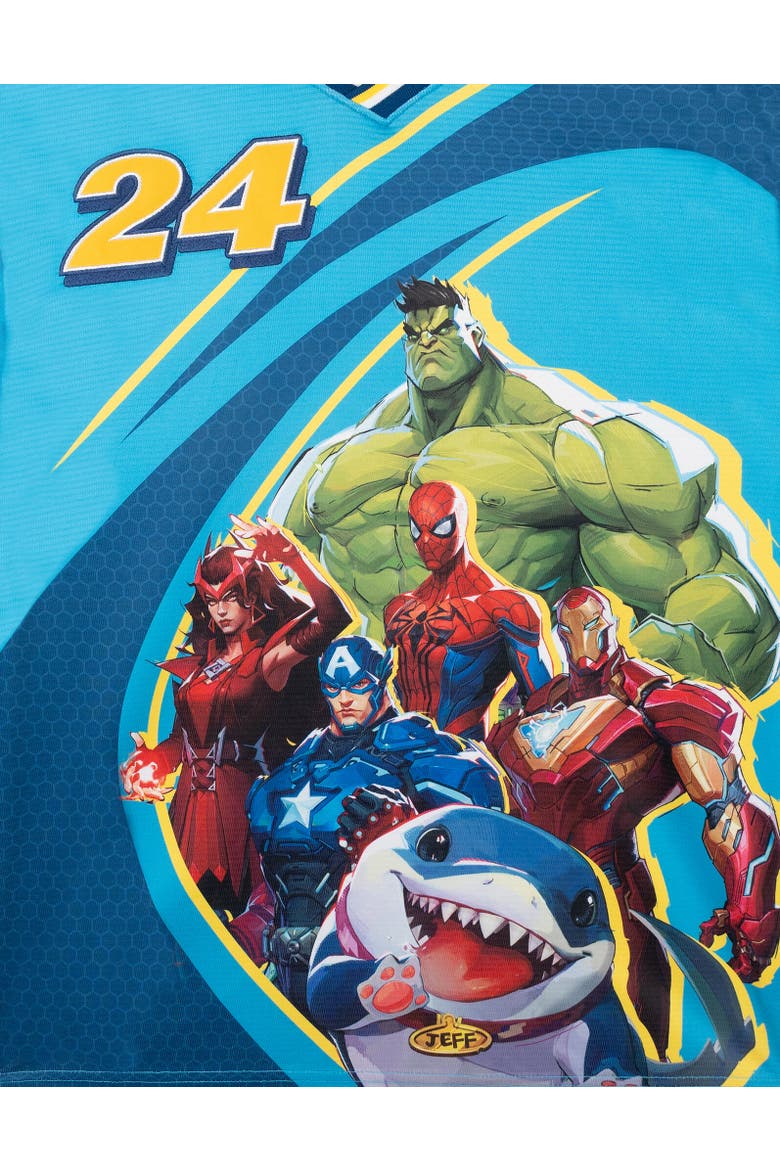 Rivals Men's Athletic Short Sleeve Tee, Alternate, color, Marvel Rivals Navy