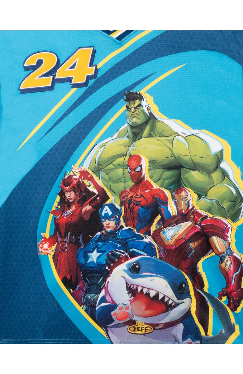 Marvel Rivals Men's Athletic Short Sleeve Tee, Alternate, color, Marvel Rivals Navy
